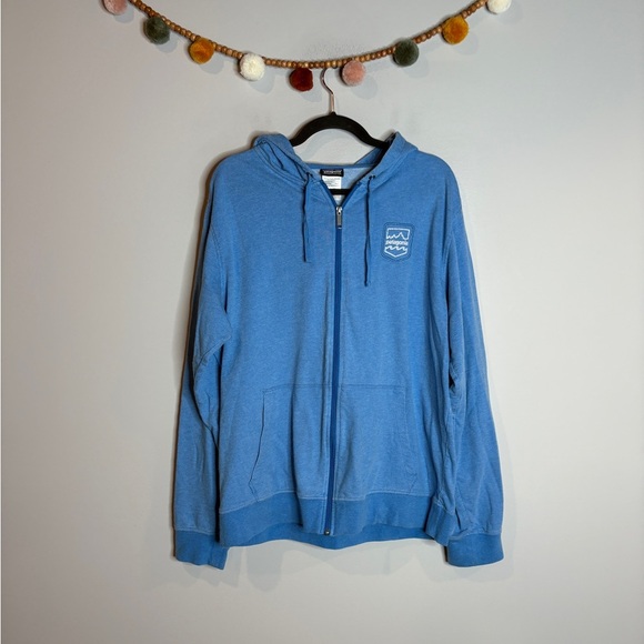 Patagonia Other - Patagonia blue logo zip up sweatshirt